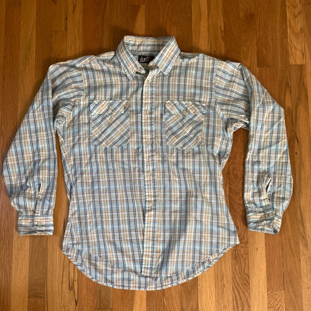Vintage Levi’s Western Style Plaid Shirt